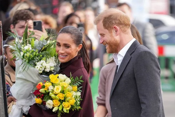 Adoring fans, barriers for crowds, flowers and meeting kids - how Harry and Meghan's 'non-royal' visit unfolded