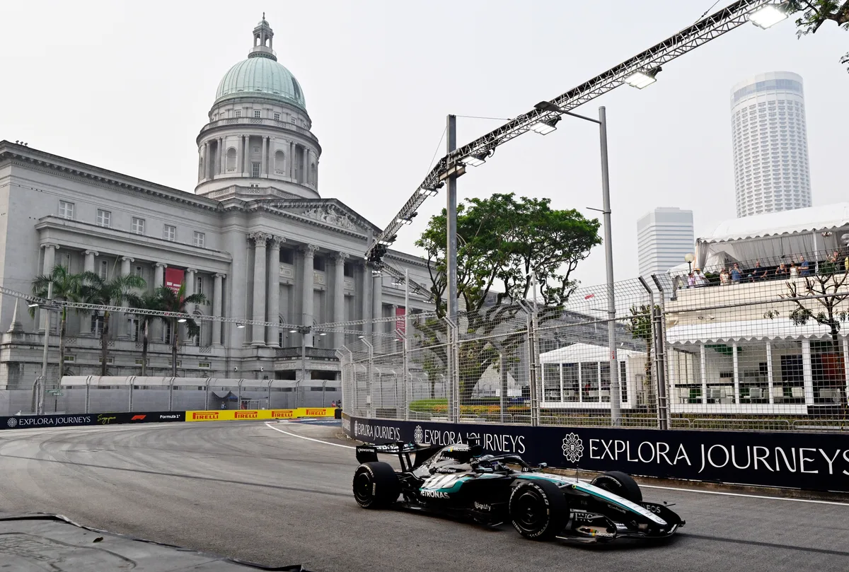 GP de Singapura: Russell lidera treino livre único, e Bortoleto é 16º