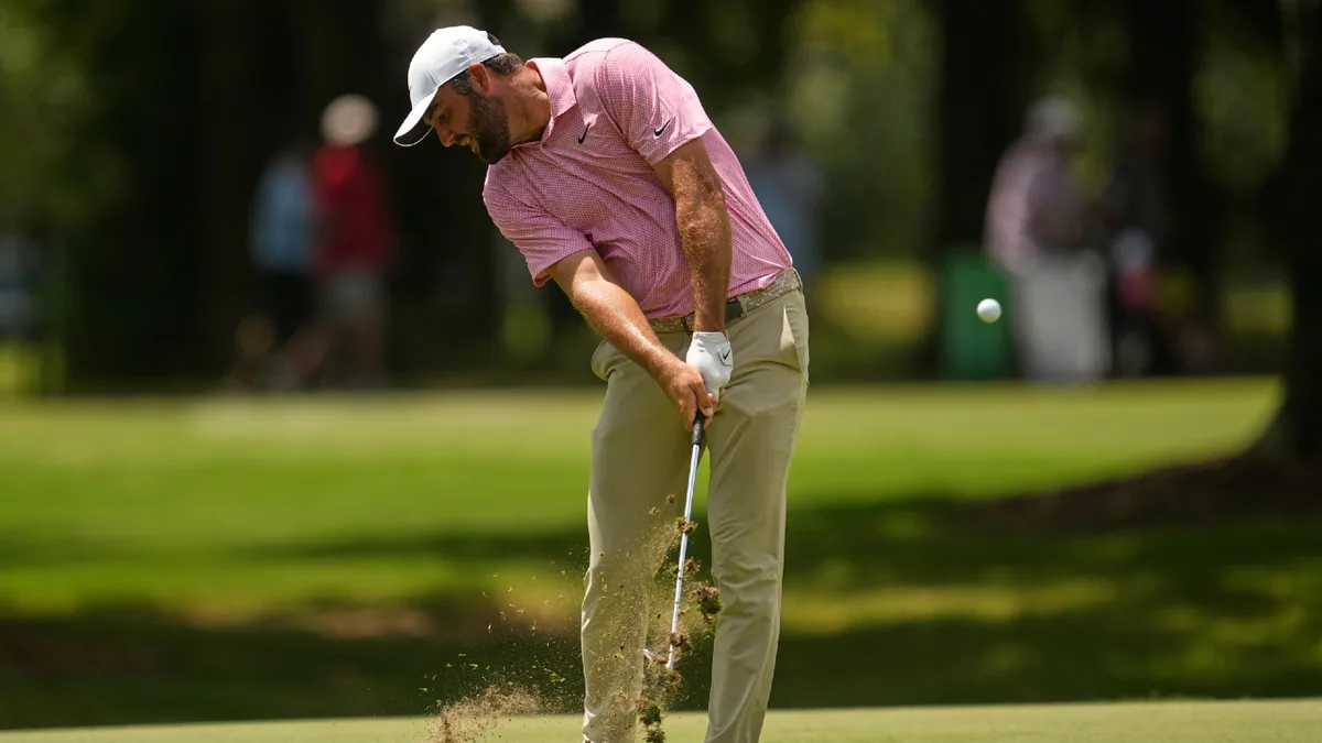 Scheffler shoots 61 to take three-shot lead in Memphis in playoff opener