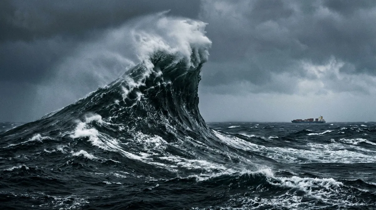 Uma onda de 18,3 metros apareceu no oceano quando os ventos eram de apenas 15 nós, e casos assim ajudaram a transformar antigas histórias de marinheiros em um problema real da oceanografia