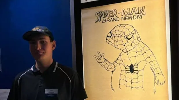 B.C. movie theatre employee goes viral after hand drawing Spider-Man poster