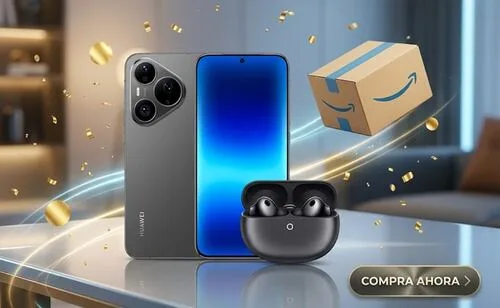 Huawei Pura 90s Pro con un importante descuento en Amazon México; incluyen audífonos inalámbricos de regalo