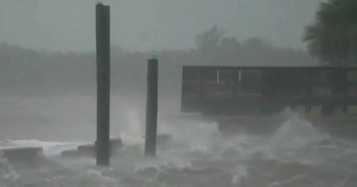 Tropical Storm Edouard makes landfall, drenching parts of Texas and Louisiana
