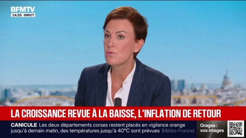 L'Insee révise à la baisse la croissance française au 2e trimestre (après un recul de 0,2% au 1er trimestre)
