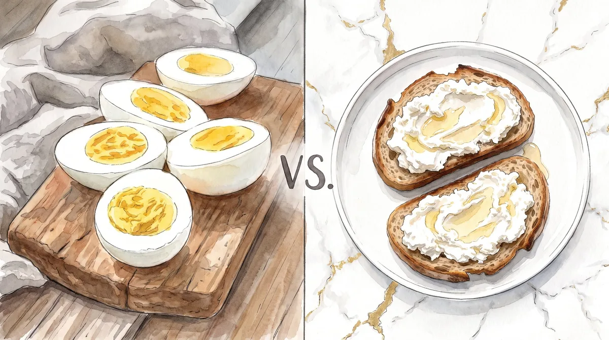 Huevo duro vs. queso cottage: cuál es mejor para controlar el colesterol según nutricionistas