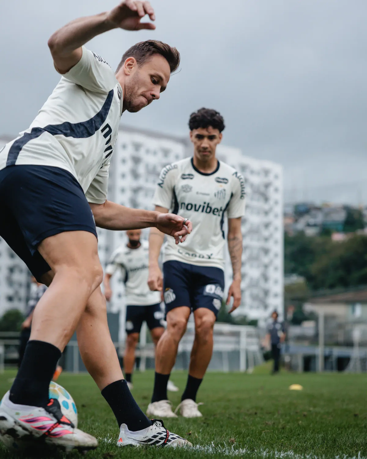 Treino do Santos: veja fotos da última atividade do Peixe antes de pegar o Palmeiras