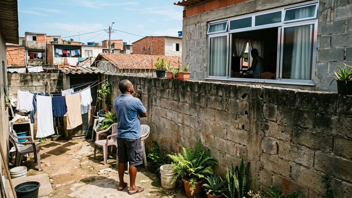Casal reforma a casa inteira e só depois descobre que a janela nova do quarto ficou aberta diretamente para o quintal do vizinho, que exige mudança na obra