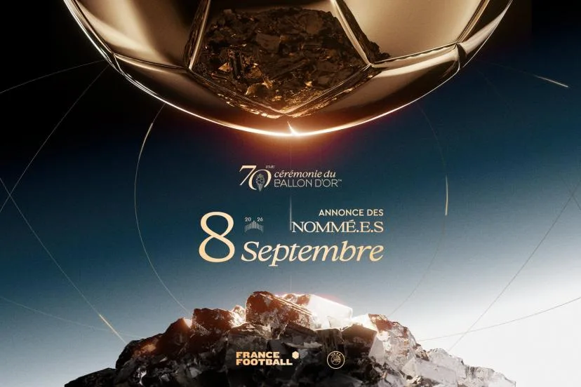 La liste des nommés au Ballon d'Or dévoilée le 8 septembre
