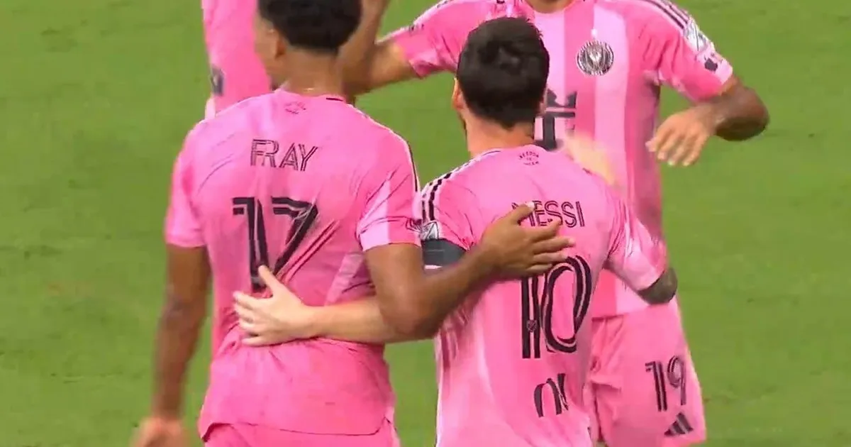 Los dos goles de Messi para el Inter Miami: uno a pura gambeta y otro de tiro libre