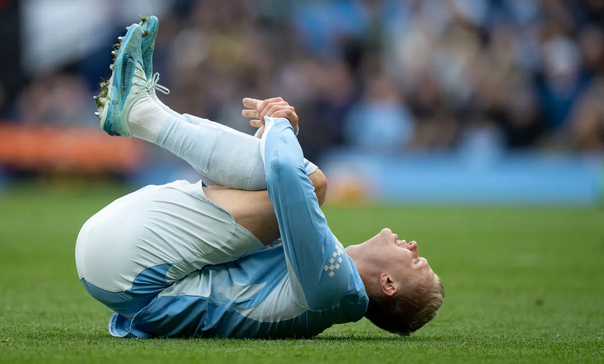 Man City 3-2 Ipswich: Erling Haaland and Antoine Semenyo both limp off after nervy win