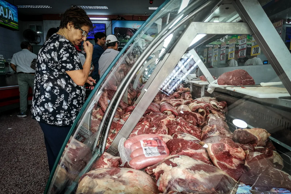 El consumo de carne cayó 9,5% interanual en agosto y se mantiene en mínimos históricos