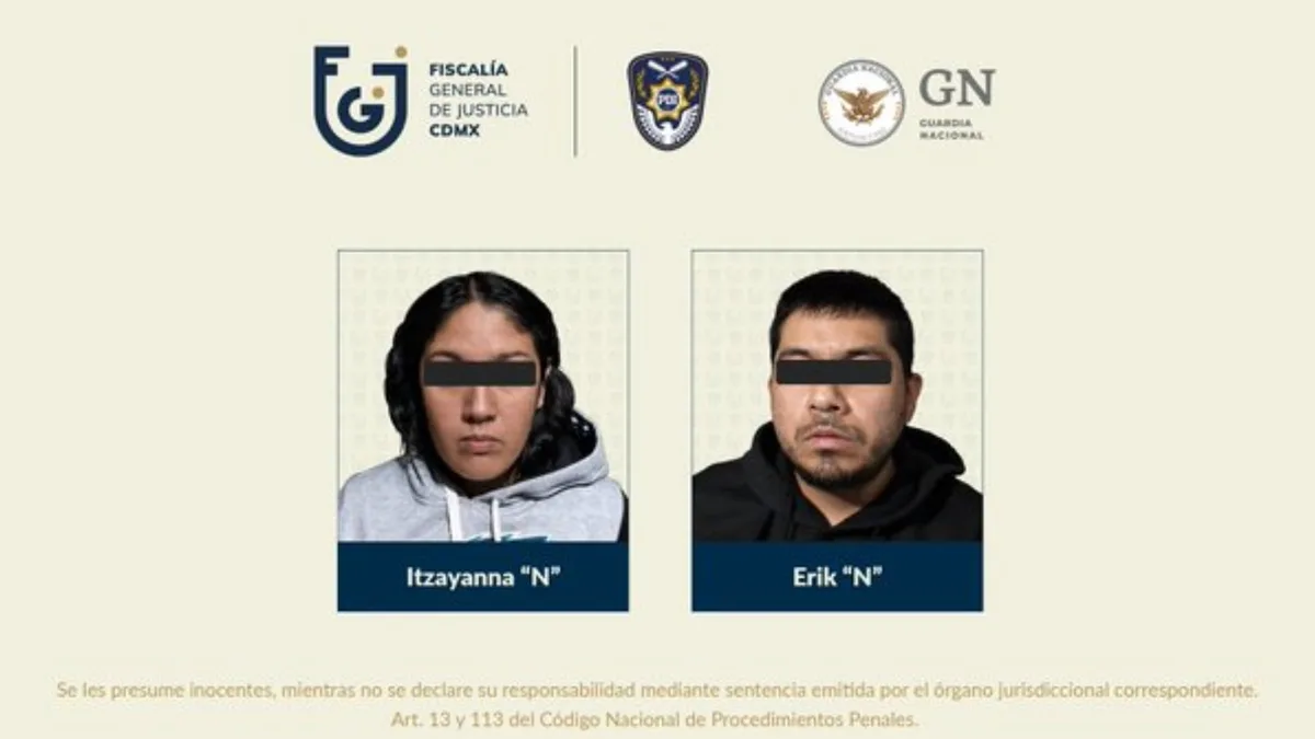 Procesan a dos presuntos integrantes de “Los Tanzanios” por narcomenudeo y armas en Iztapalapa
