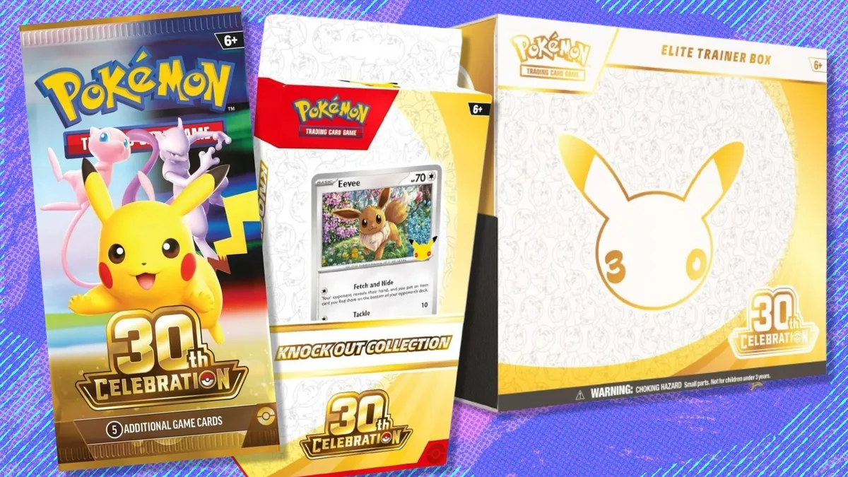 The Pokémon TCG 30th Celebration expansion has launched: Where to buy, best deals, and market price