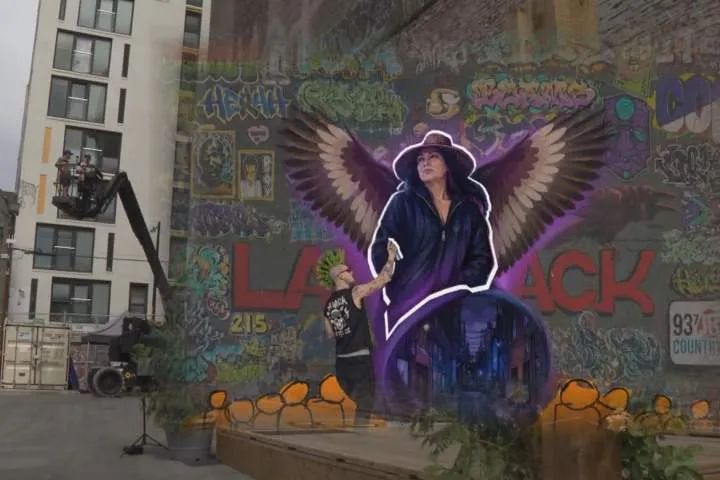 ‘Pretty heavy’: Work on legacy mural begins in Vancouver’s Downtown Eastside