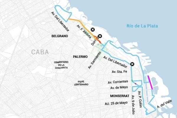 Maratón con récord de inscriptos: los cortes de calle que afectarán a la ciudad desde mañana