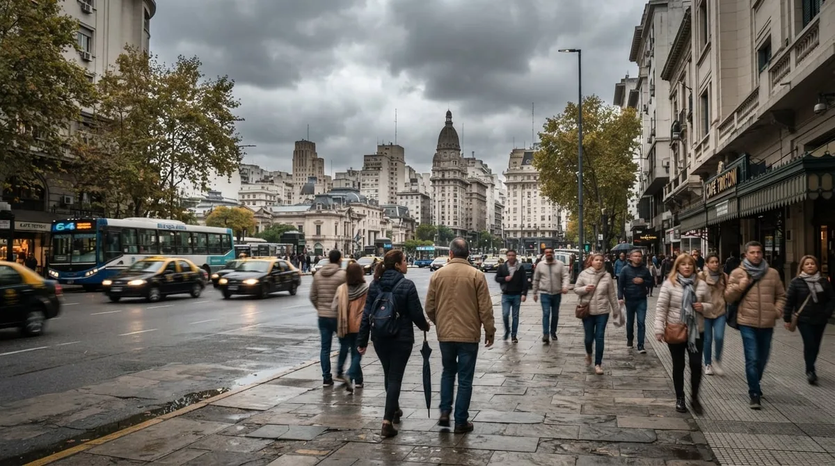 Clima en Ciudad Autónoma de Buenos Aires hoy viernes 28 de agosto: cielo cubierto y fresco