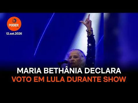 Maria Bethânia declara voto em Lula e Janja compartilha o momento