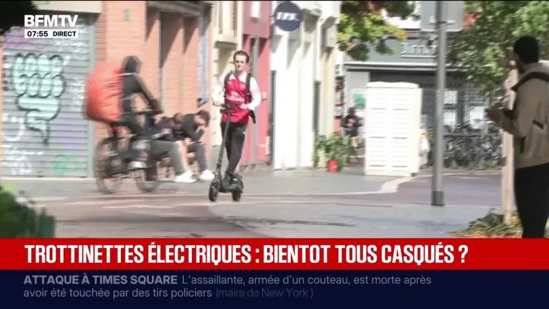 Trottinettes électriques: le casque devient obligatoire dans le Nord et le Pas-de-Calais à partir de ce 1er septembre