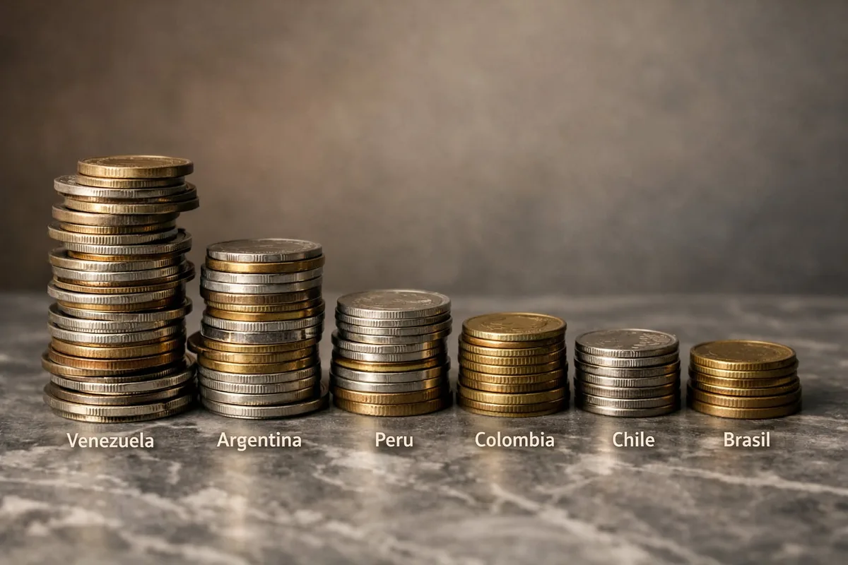 Tras la aceleración del IPC en julio, en qué posición quedó la Argentina en el ranking de inflación de América Latina