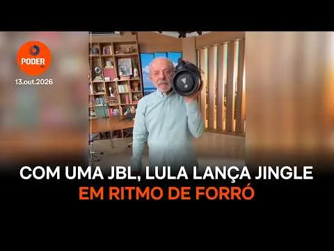 Com uma JBL, Lula lança jingle em ritmo de forró: “Bora, Lula”