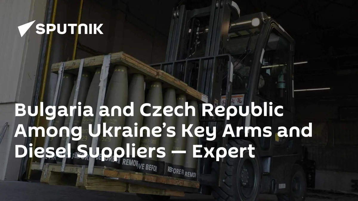 Bulgaria and Czech Republic Among Ukraine’s Key Arms and Diesel Suppliers — Expert