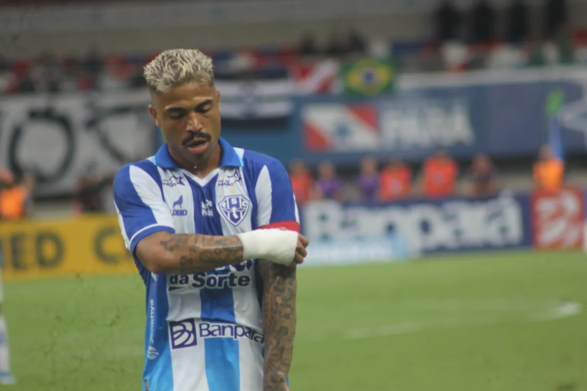Paysandu confirma lesão de Marcinho e retorno de atacante titular para jogo com Ituano
