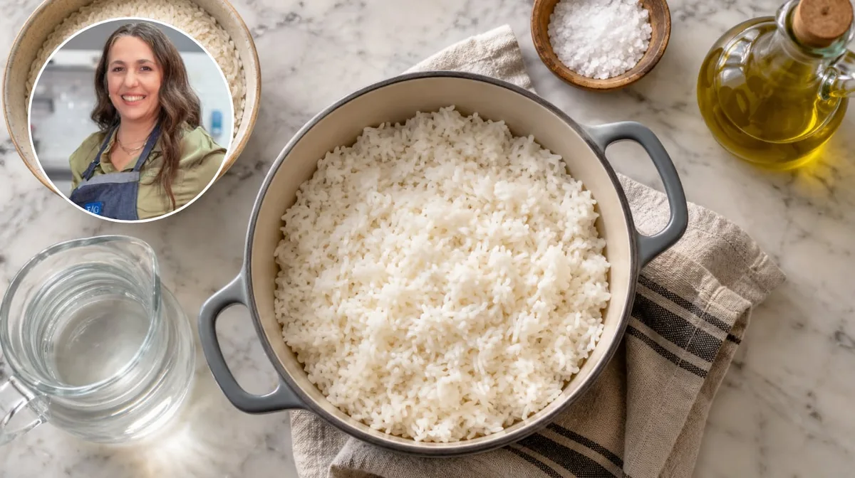 Narda Lepes, chef: “El arroz no se hierve y se cuela, la clave es usar 2 medidas de agua por cada 1 de arroz”