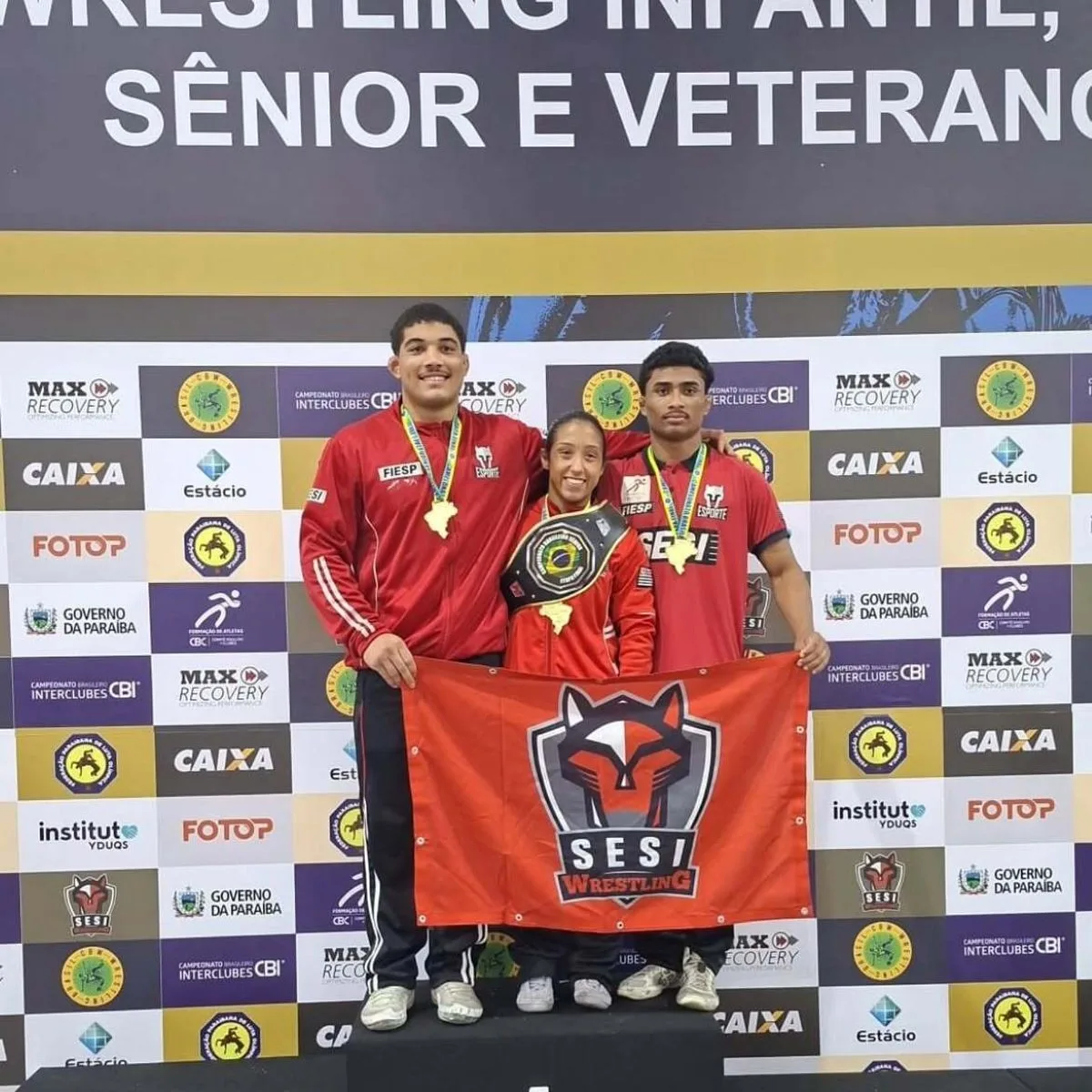SESI Cubatão conquista 10 medalhas no Brasileiro de Wrestling