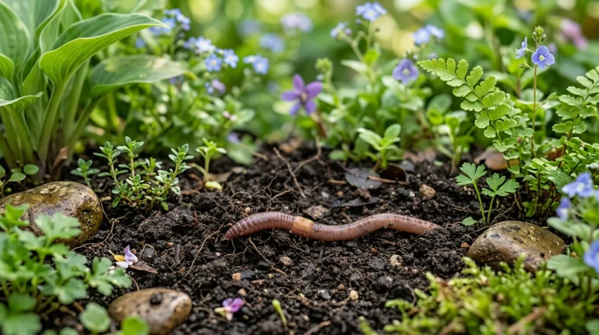 Si ves una lombriz en tu jardín, te contamos qué significa y por qué es bueno
