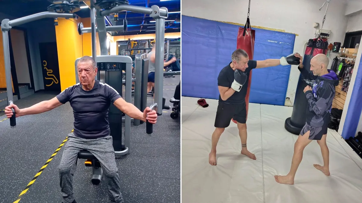 Luis Djubelian, 83 años y un comienzo tardío en el gimnasio y el kickboxing: ejemplo de autosuperación senior
