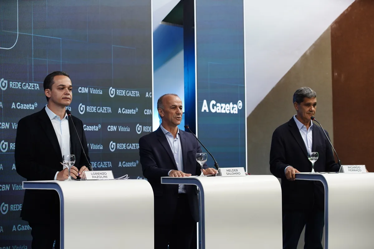 Vitória, gestão e vida: as palavras mais ditas pelos candidatos ao governo do ES em debate