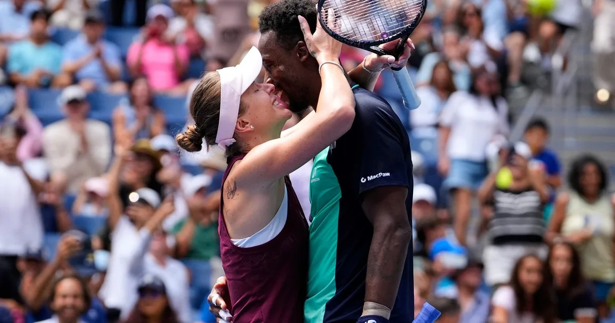 Monfils ganó con su mujer Svitolina en el dobles mixto de US Open y dejó una respuesta que hizo reír a todos: "Esposa feliz, vida feliz"