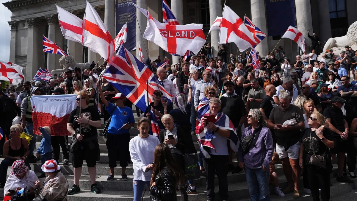 Far-right UK activist arrested after migrant dinghy slashed in the English Channel