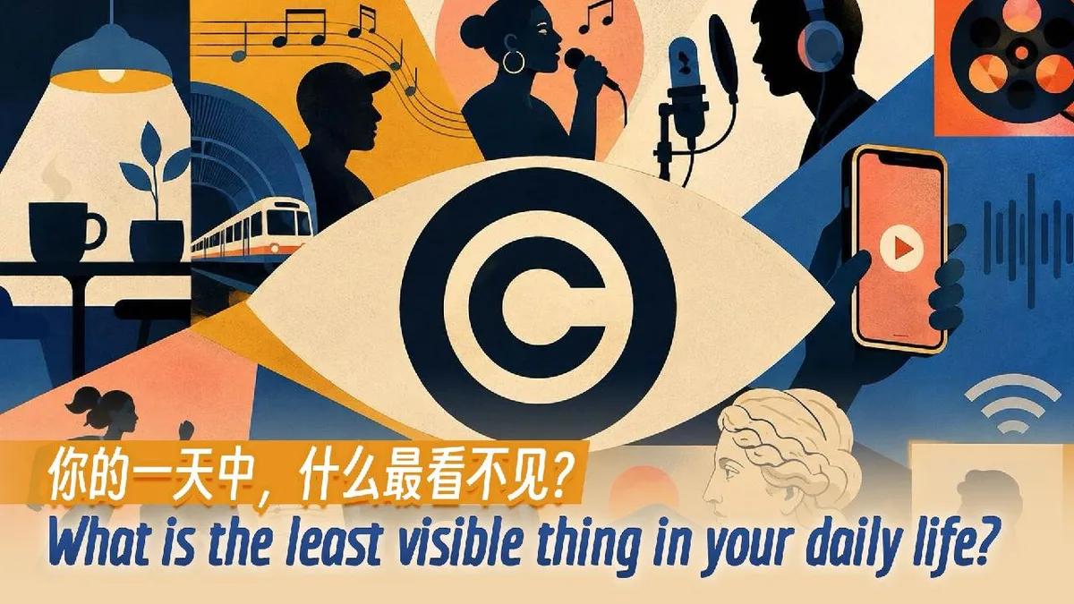 What is the least visible thing in your daily life?