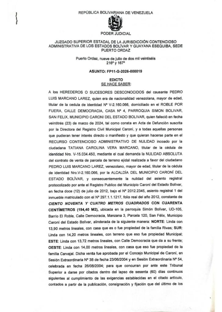 Edicto
