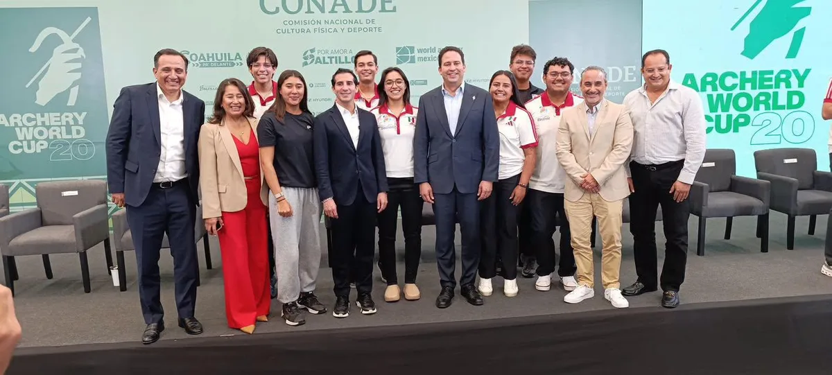 Saltillo apunta al oro: presentan la Final de Copa del Mundo de Tiro con Arco 2026
