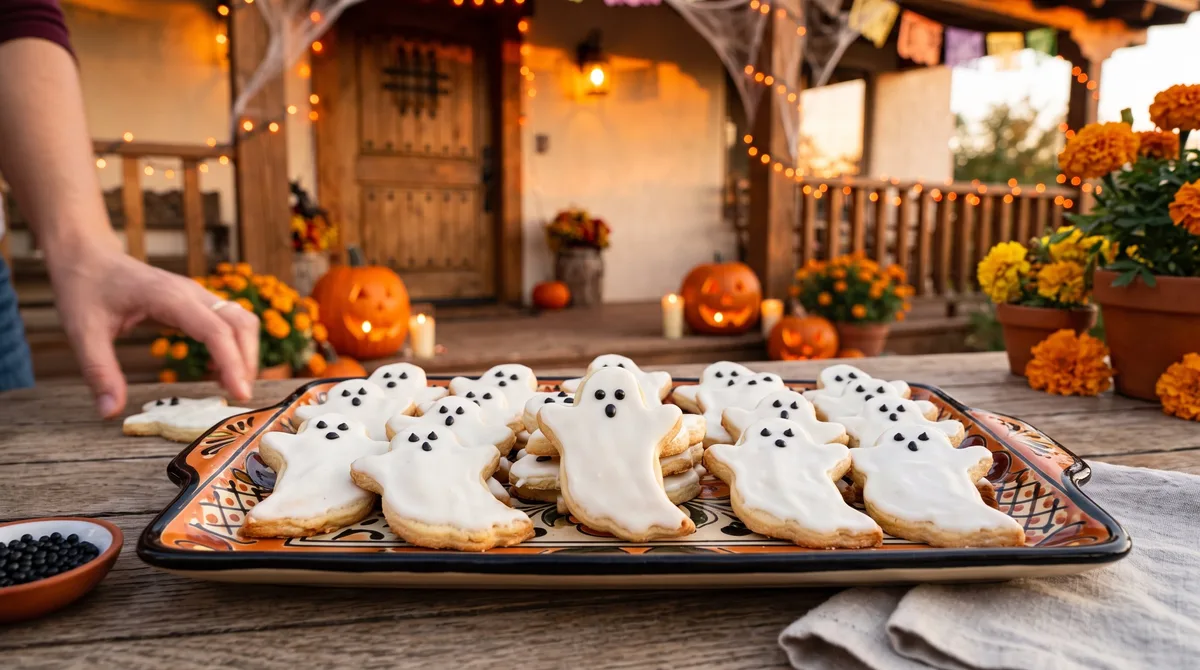Galletas con forma de fantasma: el postre fácil para la fiesta de Halloween
