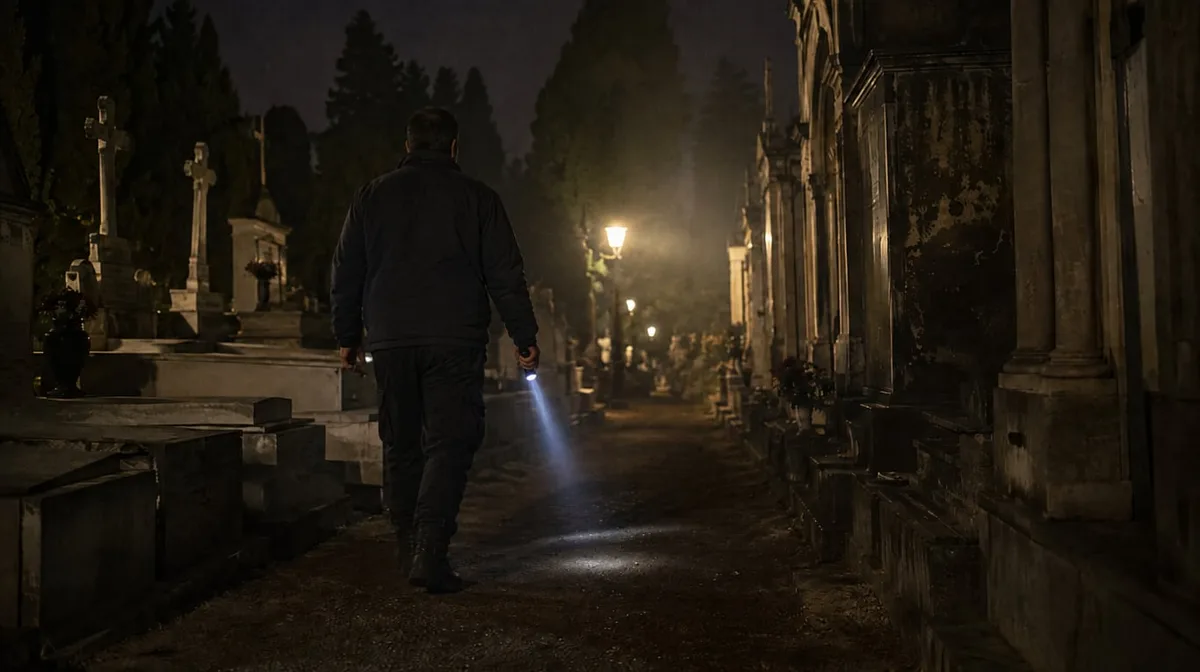 Alberto Cepeda, sereno de un cementerio: “Salgo a recorrer 3 o 4 veces por noche y vi cosas que no tienen explicación”