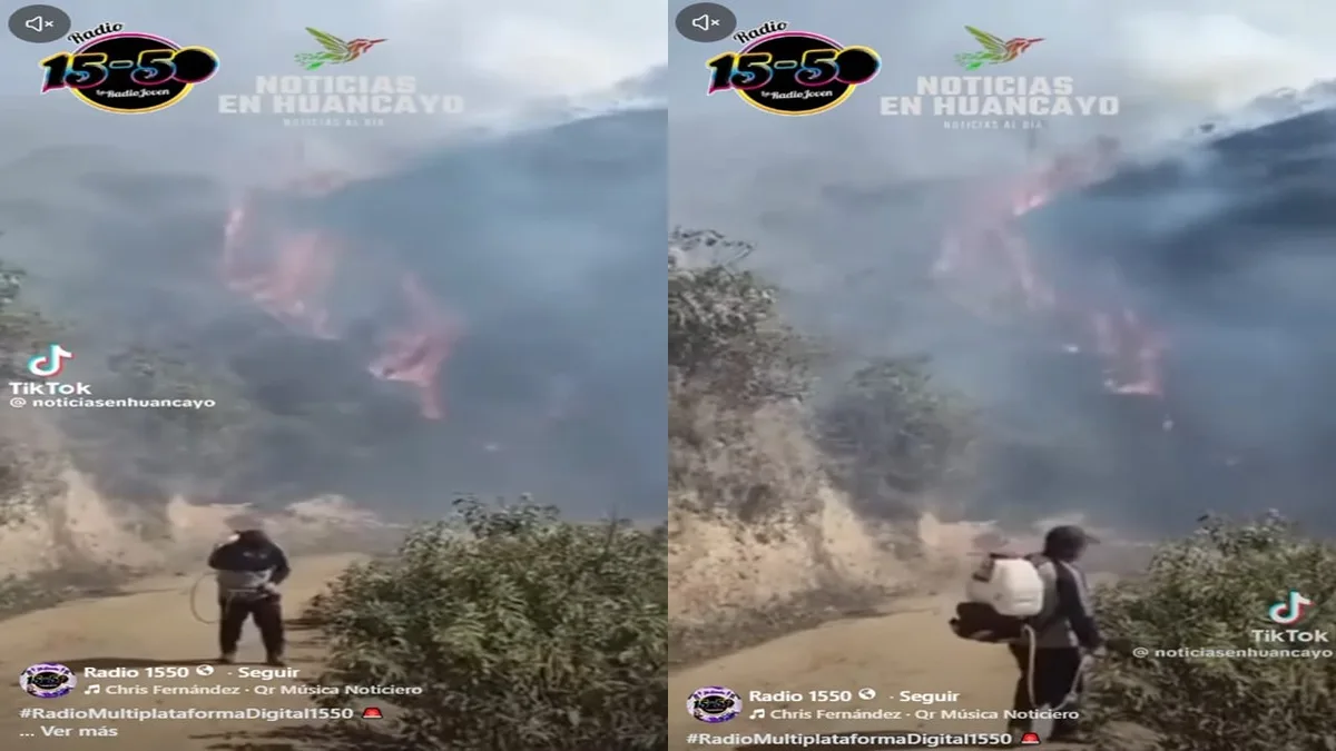 Huancavelica: Incendio forestal arrasó la casa del alcalde de Chupamarca y dejó cuatro heridos
