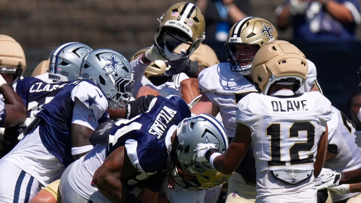 Cowboys, Saints fined $500K apiece by NFL for fights during joint practice