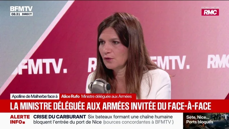 "La Russie teste l'Otan comme l'Union européenne", estime Alice Rufo, ministre déléguée aux Armées