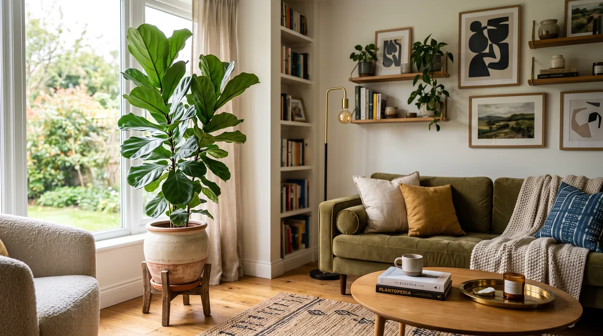 A Ficus Lyrata, a árvore resistente ao ar-condicionado que cresce linda mesmo em condições difíceis: como cultivar na sala
