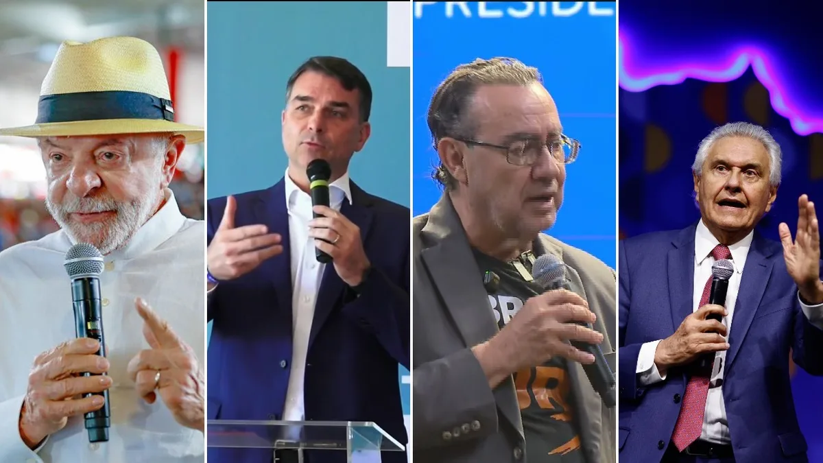 Lula, Flávio Bolsonaro, Caiado e Augusto Cury iniciam propaganda eleitoral no rádio e na TV; o que esperar da estreia