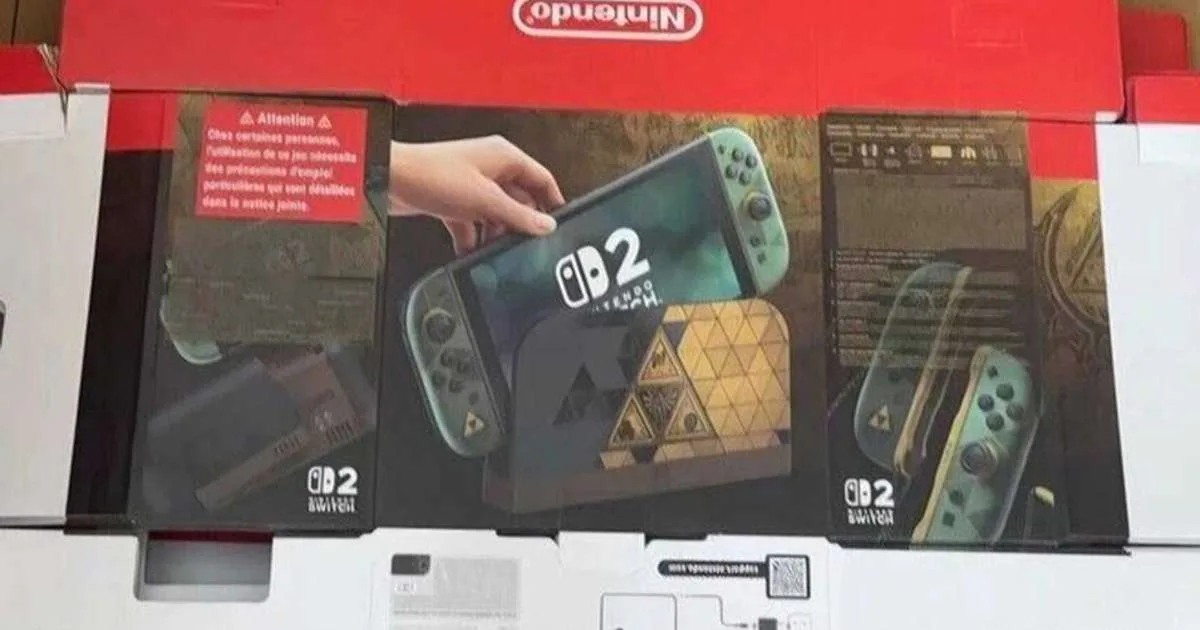 Vazam imagens do Switch 2 e Pro Controller feitos em celebração aos 40 anos de Zelda