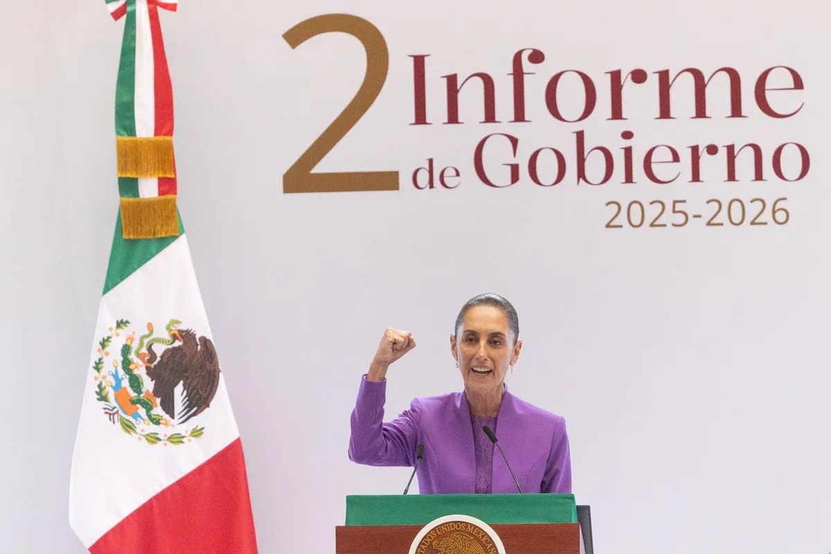 Sheinbaum defiende megaobras de la 4T en su Segundo Informe