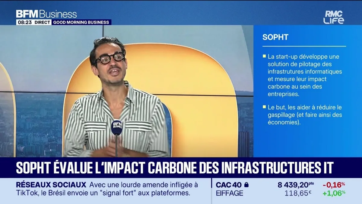 French Tech : Sopht évalue l'impact carbone des infrastructures IT - 26/08