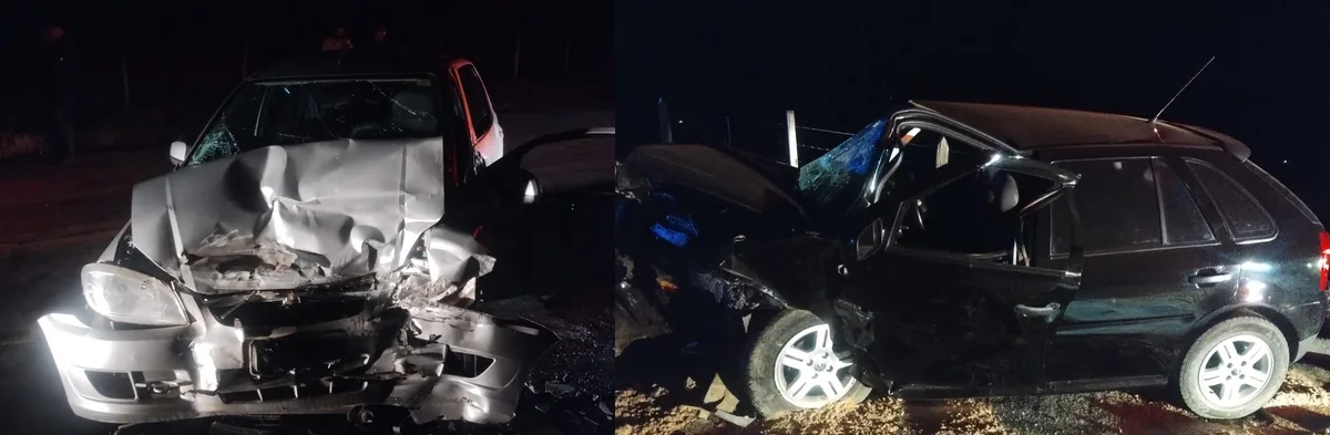 Batida entre dois carros deixa dois idosos mortos e cinco feridos na MG-448