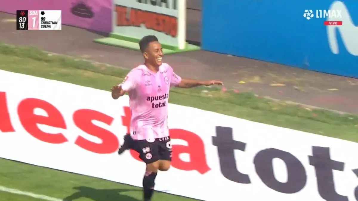 Gol de Christian Cueva tras remate esquinado en Sport Boys vs Deportivo Garcilaso por Liga 1 2026