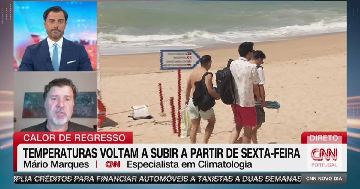 Aproveite as "lufadas de ar fresco" por estes dias, as temperaturas elevadas vão voltar no fim de semana