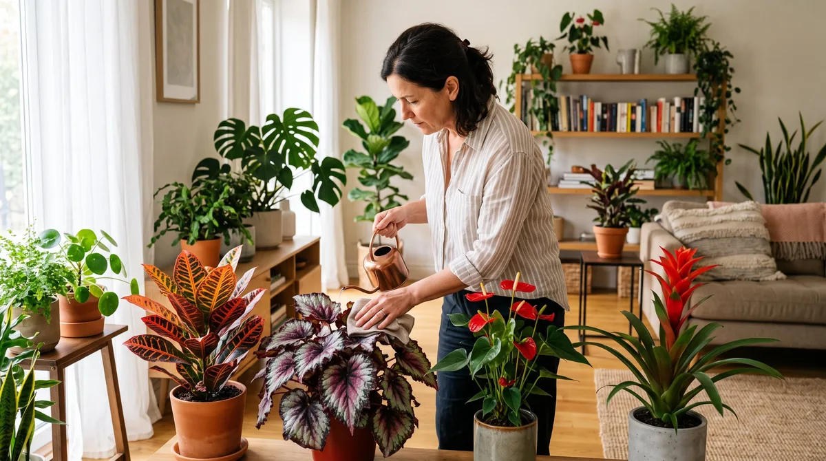 4 plantas rojas que le dan vida a tu casa y son fáciles de cuidar
